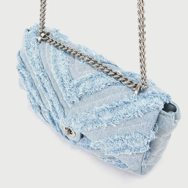 Denim Chain Bag - GlimmaStyle