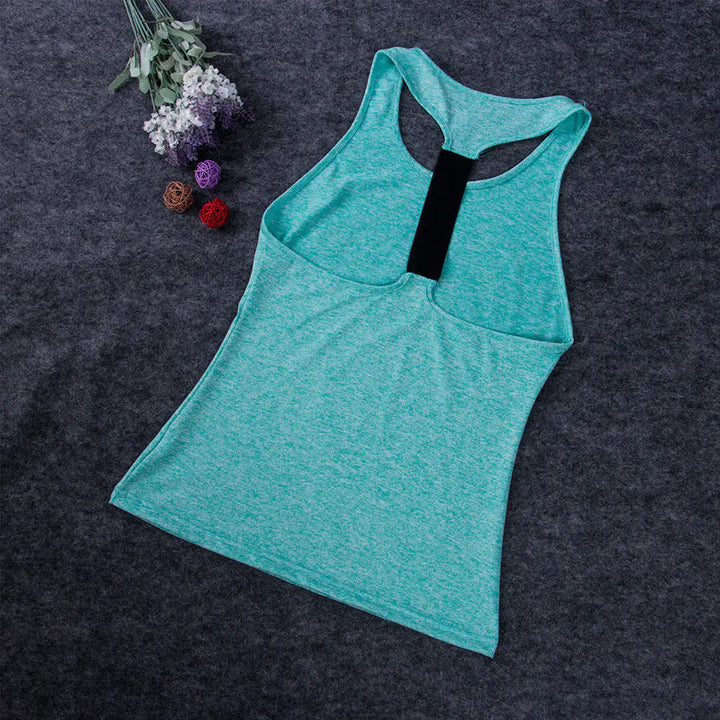 Casual Sleeveless Women  Yoga Shirts - GlimmaStyle