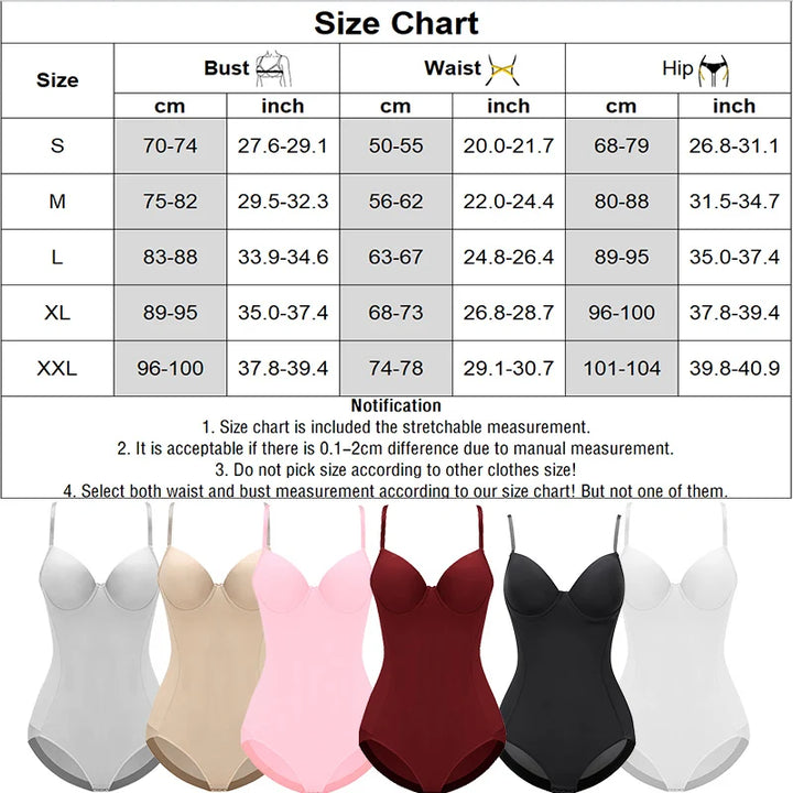 Shapewear Bodysuits Underwear - GlimmaStyle