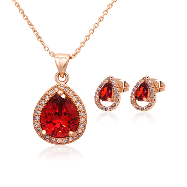 Zircon Jewelry Set - GlimmaStyle