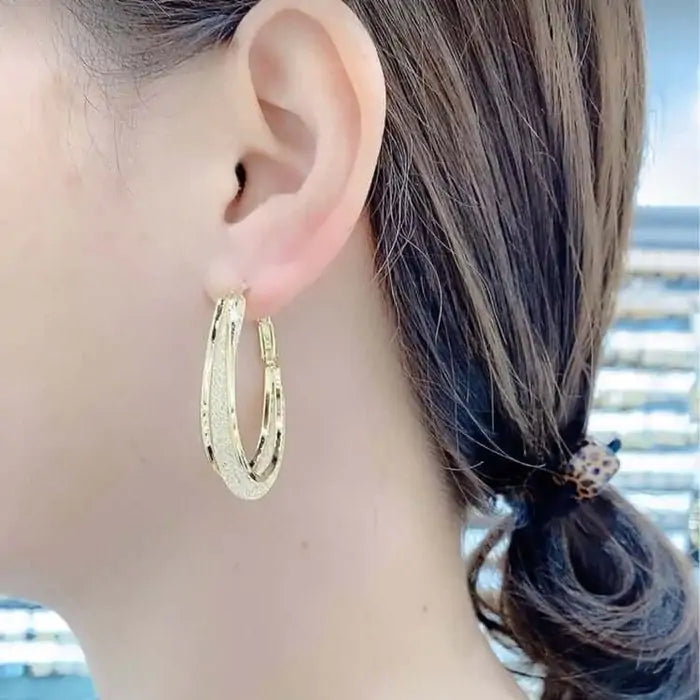 Fashion Oval Earrings - GlimmaStyle