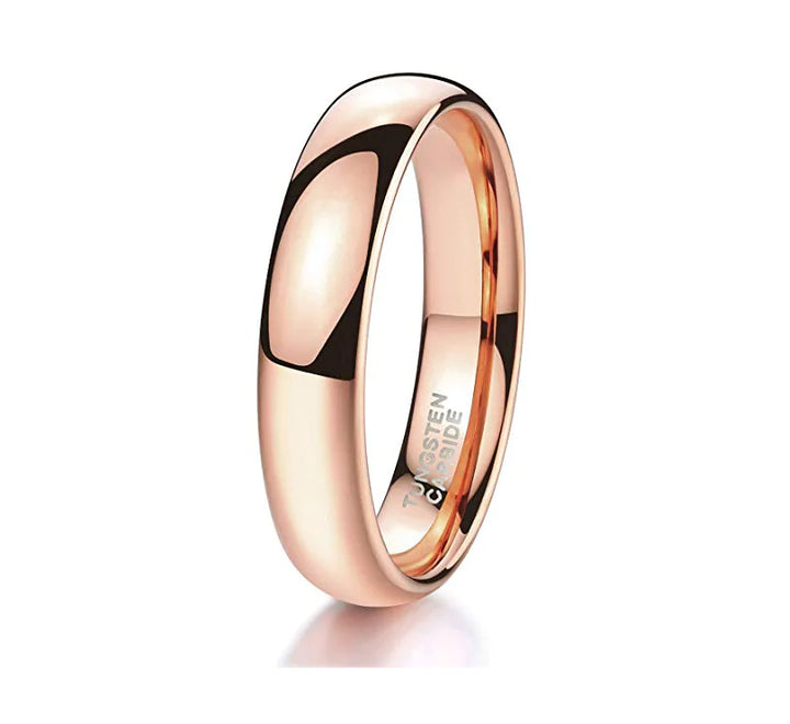 Rose Gold Tungsten Ring - GlimmaStyle