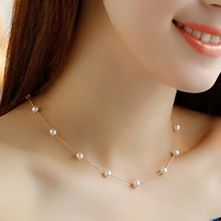 Pearl  Necklace - GlimmaStyle