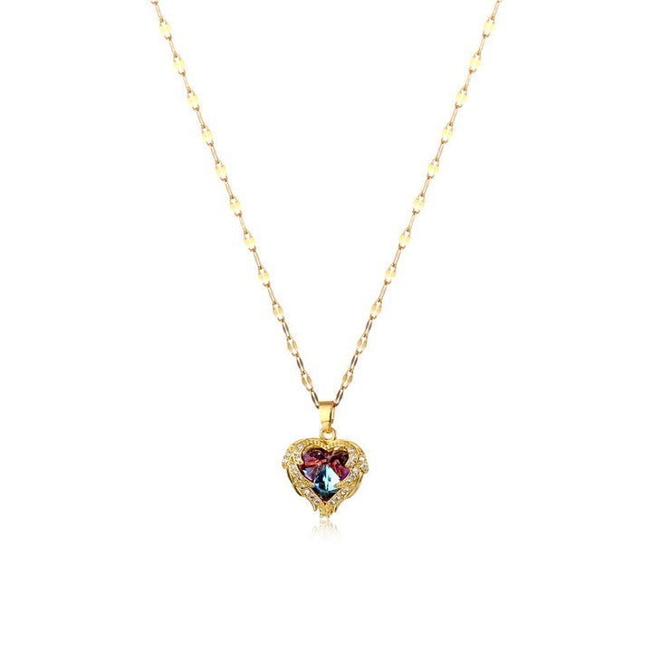 Heart Crystal Necklace