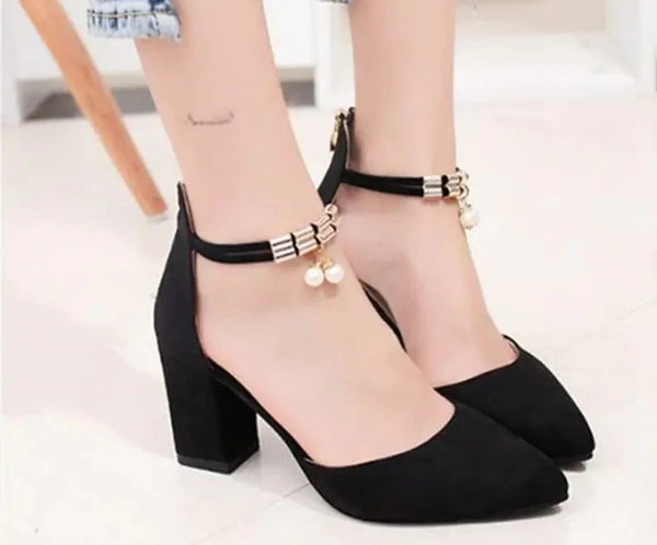 Pointed Toe Pumps Shoes - GlimmaStyle