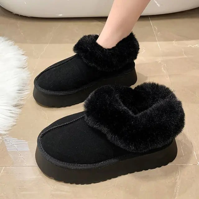 Anti-skid Sheepskin Snow Boots - GlimmaStyle