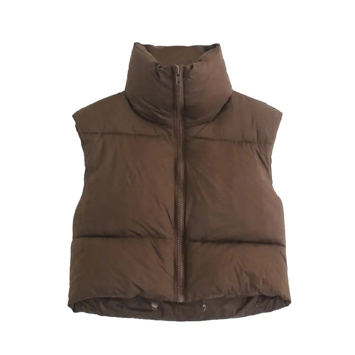 Quilted Vest Winter Coat Jacket - GlimmaStyle