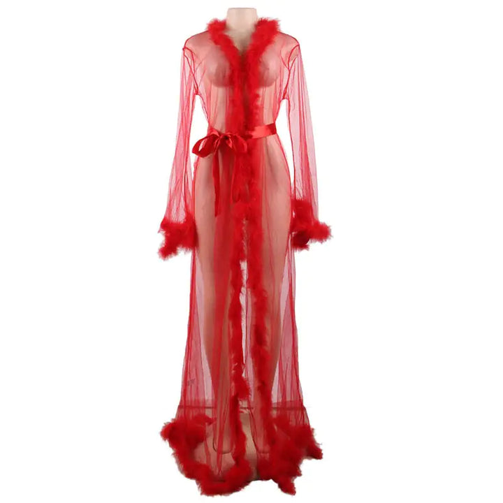 Robe Long Sheer - GlimmaStyle