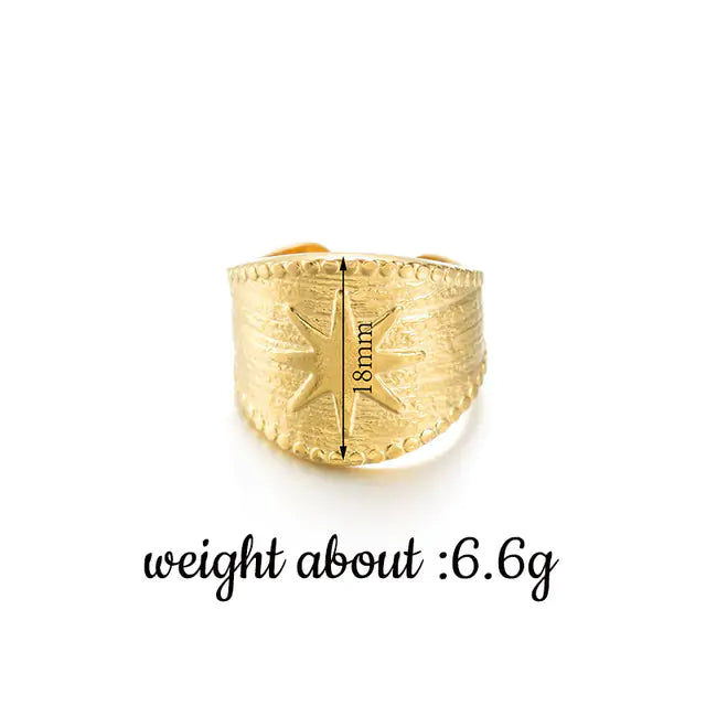 Gold Cocktail Ring - GlimmaStyle