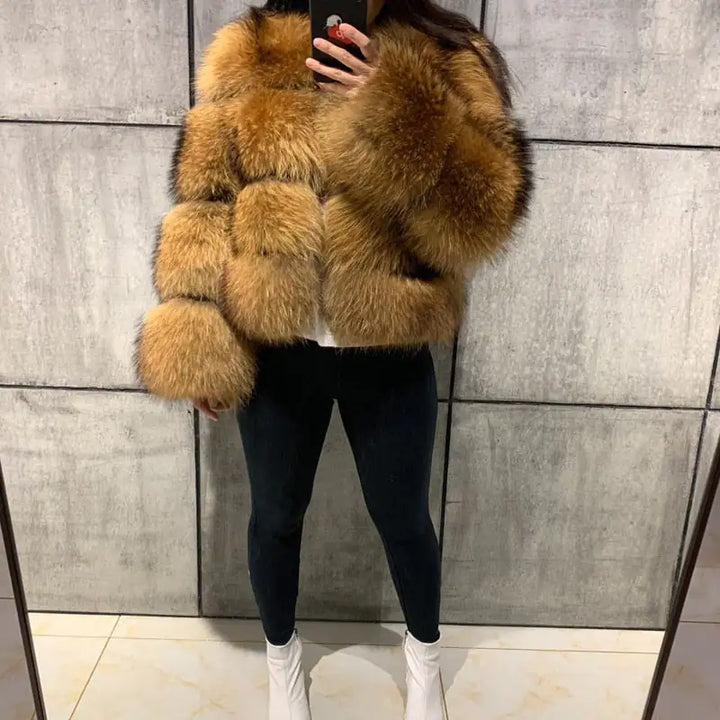 Picture Perfect Thick Fur Coat - GlimmaStyle