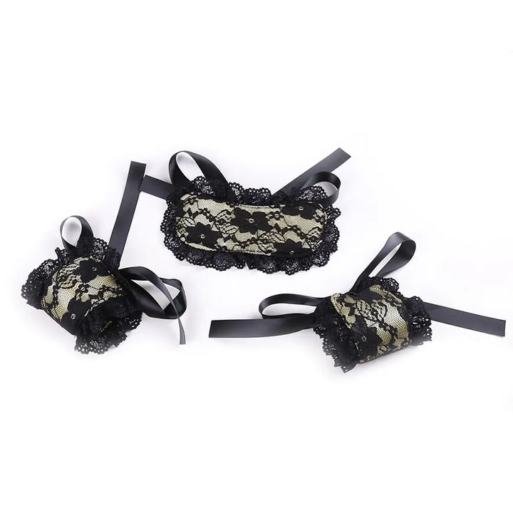 Blindfold and Handcuff Set - GlimmaStyle