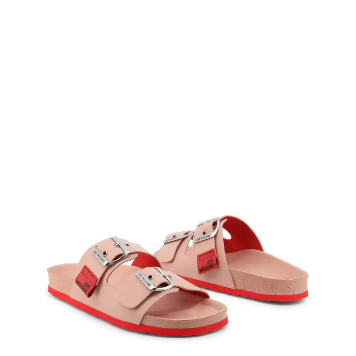 Pink Slide Sandals - GlimmaStyle