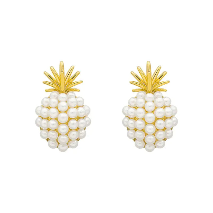 Pineapple Stud Earrings - GlimmaStyle