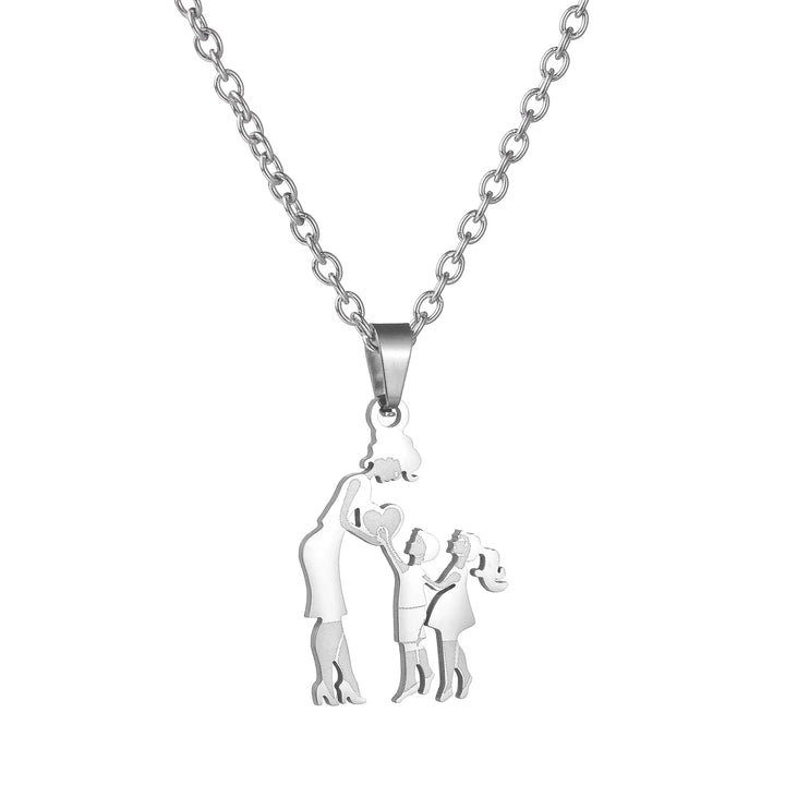 Family Silver Necklaces - GlimmaStyle