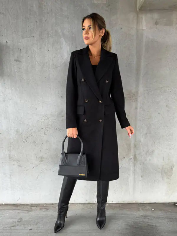 Business Casual Overcoat for Women - GlimmaStyle