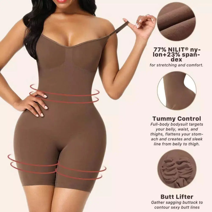 Women Bodysuit Slimming Waist Trainer - GlimmaStyle