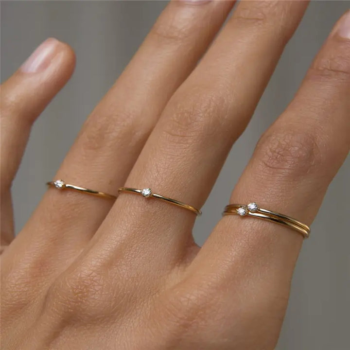 Copper Open Rings - GlimmaStyle