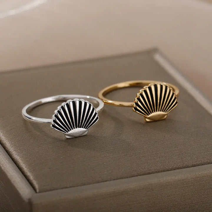 Vintage Shell Rings - GlimmaStyle