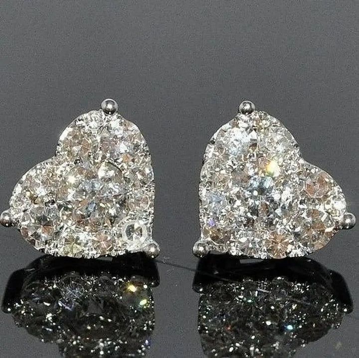 Color Stone Stud Earrings - GlimmaStyle