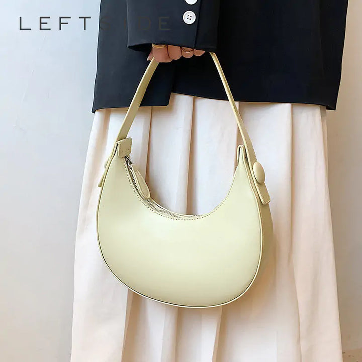 Leather Cute Hobo Shoulder Bag - GlimmaStyle