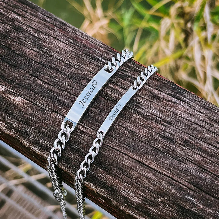 Stainless Steel Couple Bracelet - GlimmaStyle