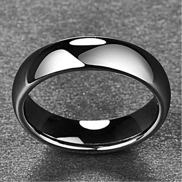 Classic Silver Tungsten Ring - GlimmaStyle