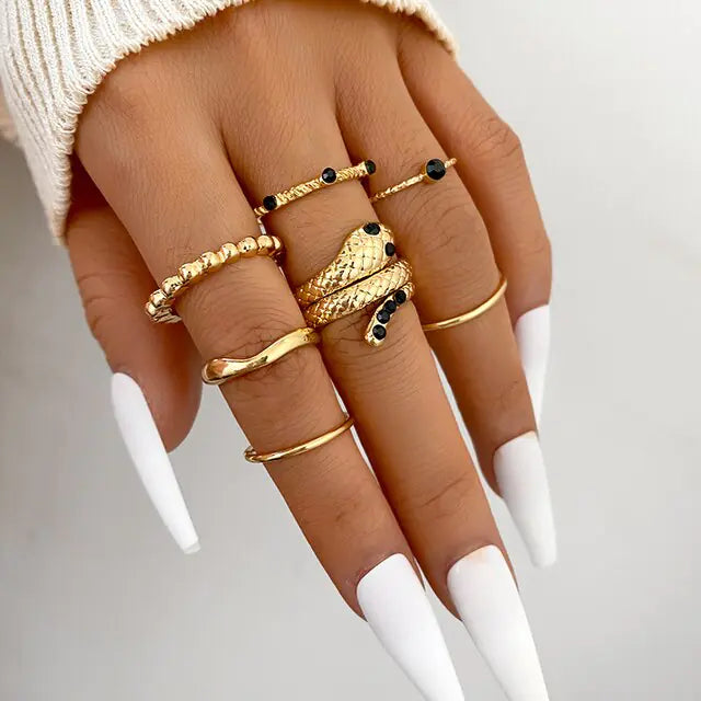 Boho Ring Set - GlimmaStyle