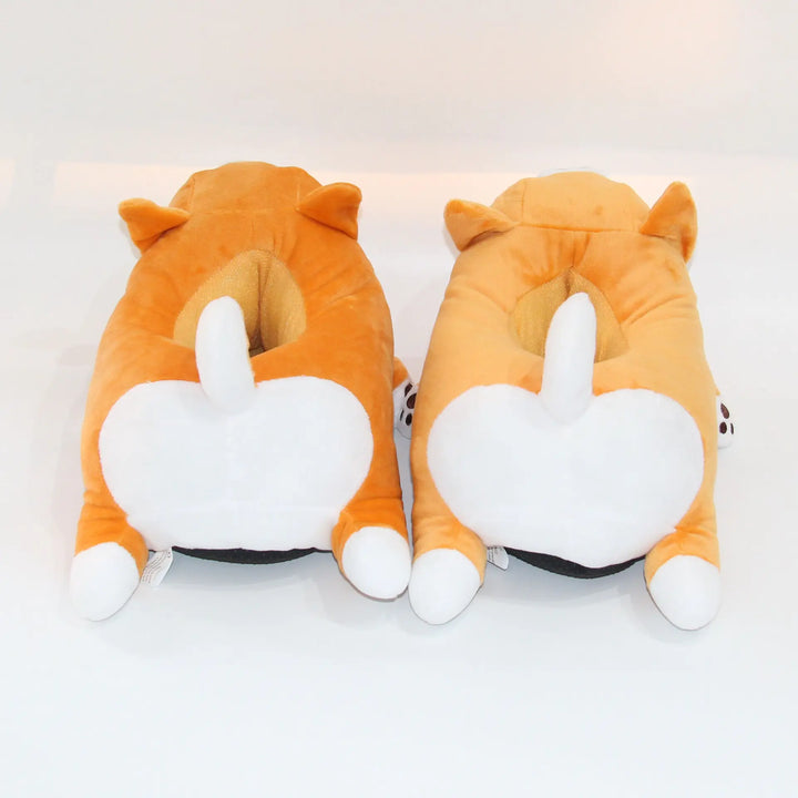 Puppy Home Plush Slippers - GlimmaStyle