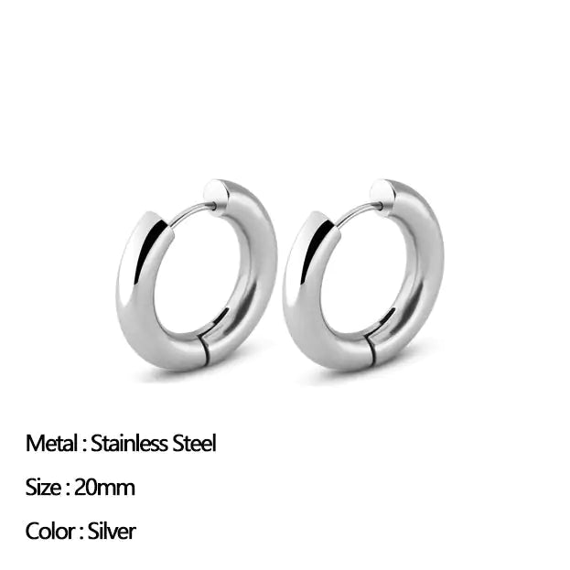 Classic Stainless Steel Ear Buckle - GlimmaStyle