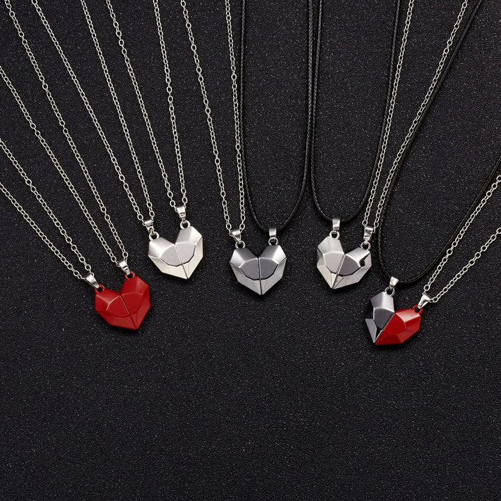 Korean Fashion Magnetic Couple Necklace - GlimmaStyle