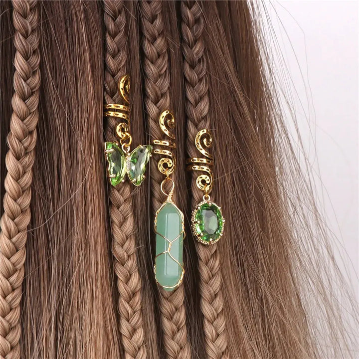 Stone Hair Jewelry - GlimmaStyle