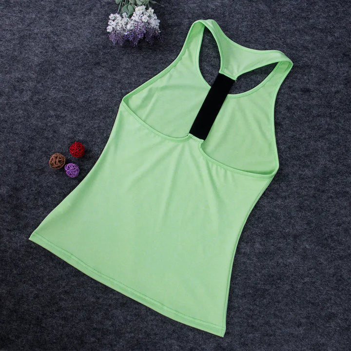 Casual Sleeveless Women  Yoga Shirts - GlimmaStyle