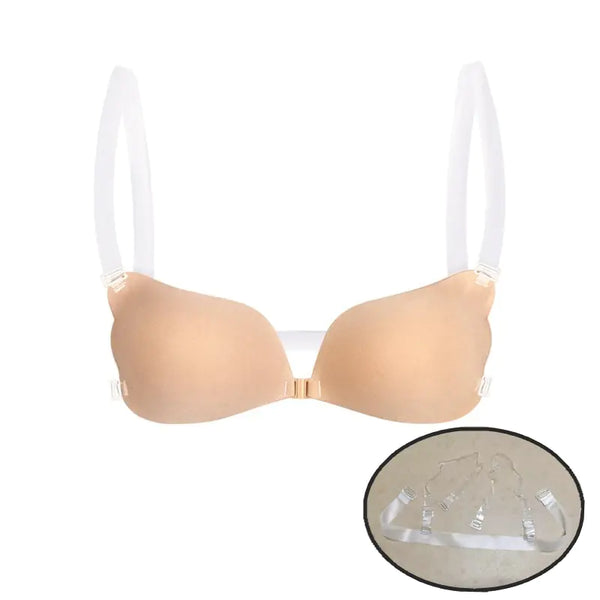 Invisible Push-Up Silicone Bra - GlimmaStyle