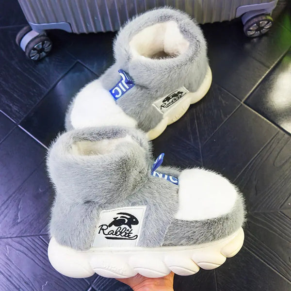 Warm Plush Lining Slippers - GlimmaStyle