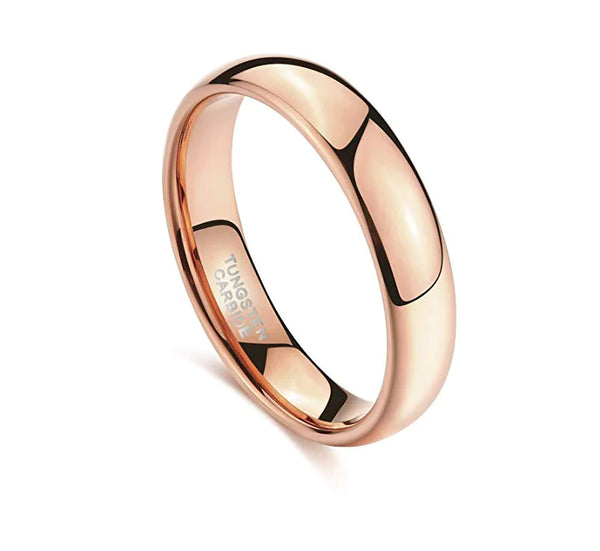 Rose Gold Tungsten Ring - GlimmaStyle