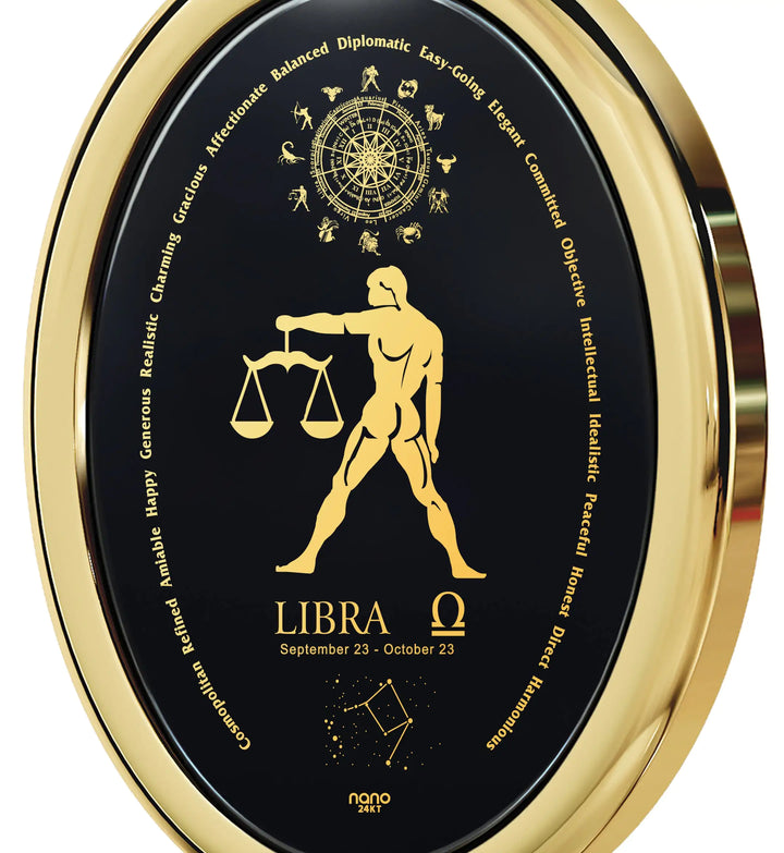 Libra Zodiac Necklace - GlimmaStyle