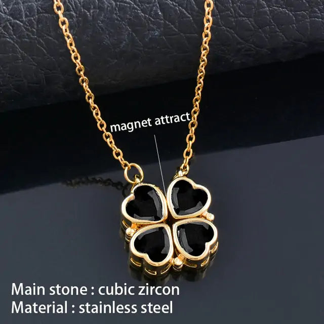 Flower Magnetic Attract Together Necklace - GlimmaStyle