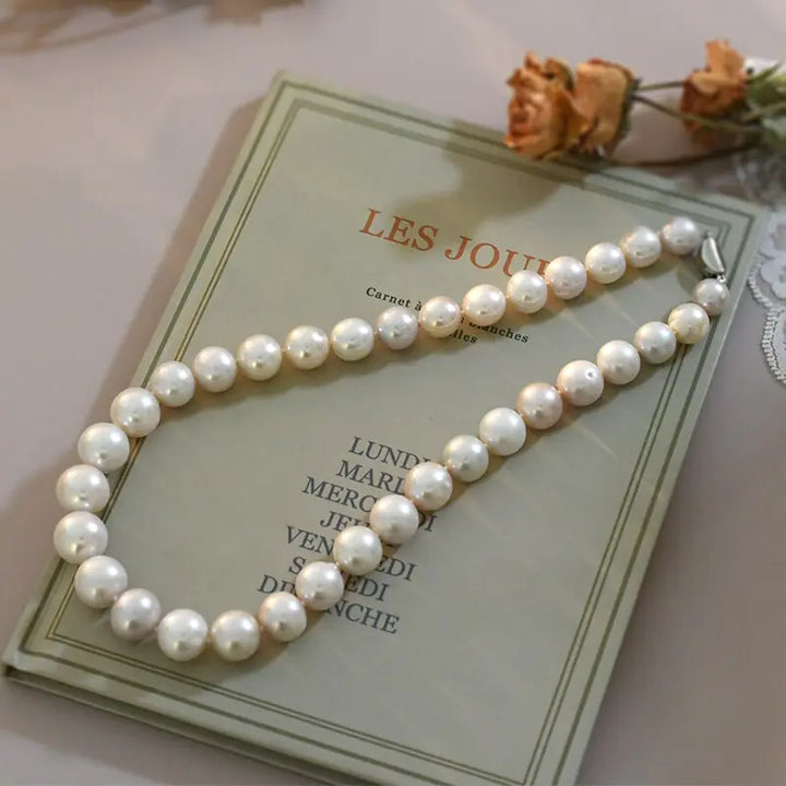 Big Edison Natural Freshwater Pearl Necklace - GlimmaStyle