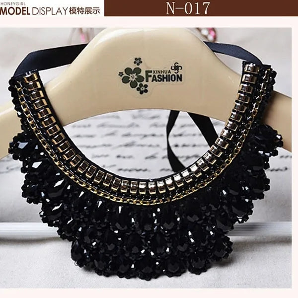 Fashionable Statement Choker Necklace - GlimmaStyle