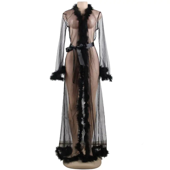 Robe Long Sheer - GlimmaStyle