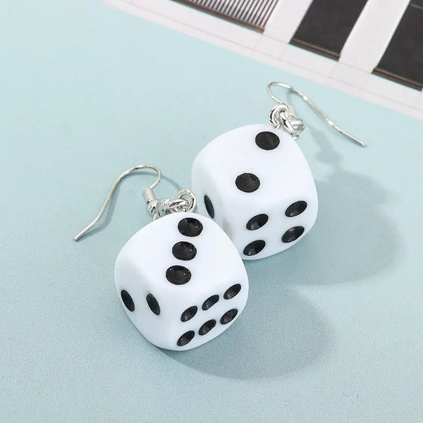 Hip Hop Dice Earrings - GlimmaStyle