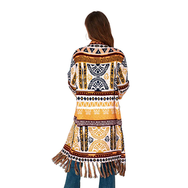 Ethnic Fringe Cardigan - GlimmaStyle