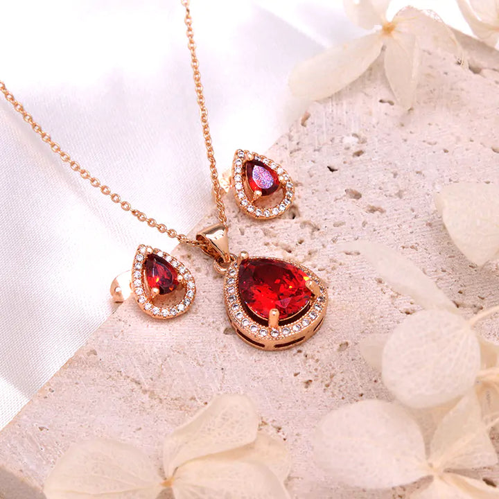 Zircon Jewelry Set - GlimmaStyle