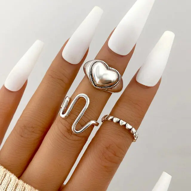 Boho Ring Set - GlimmaStyle