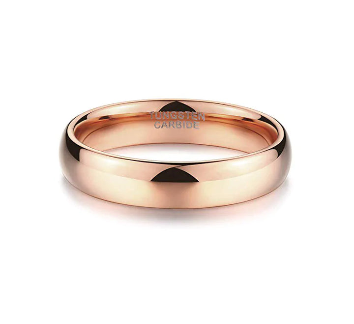 Rose Gold Tungsten Ring - GlimmaStyle