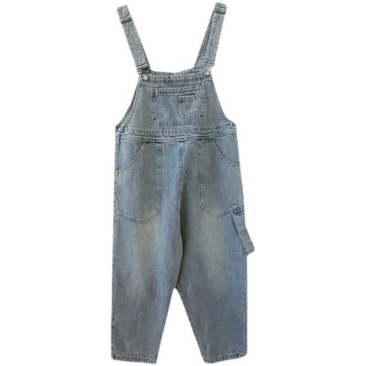 Washed Pockets Denim Jumpsuits - GlimmaStyle