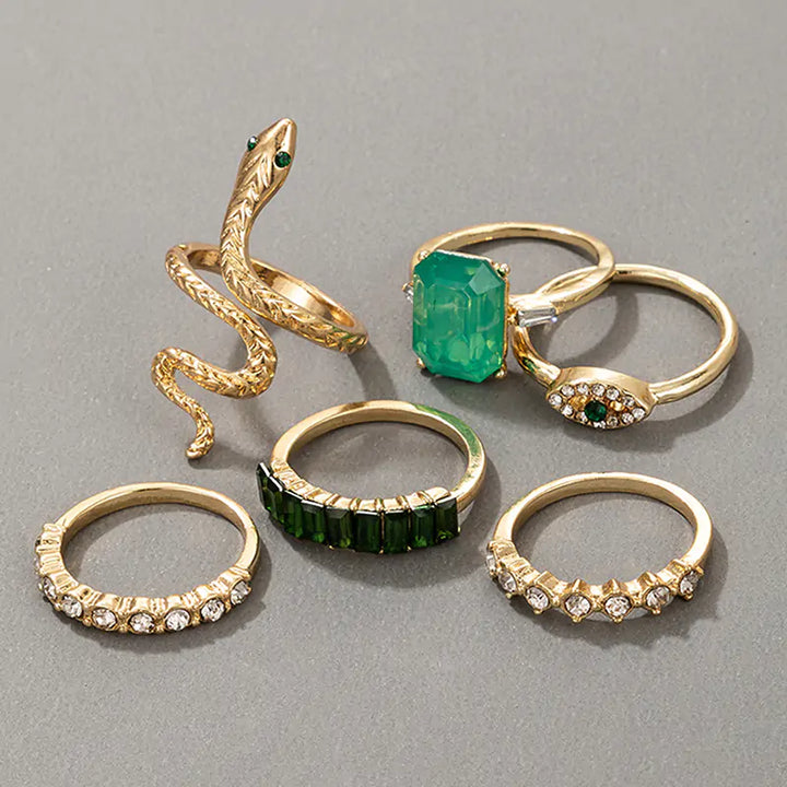 Vintage Ring Set - GlimmaStyle