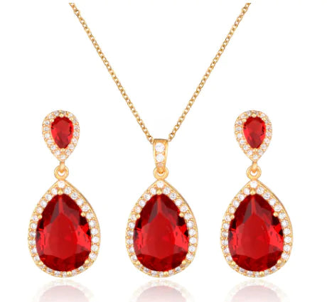 Zircon Jewelry Set - GlimmaStyle