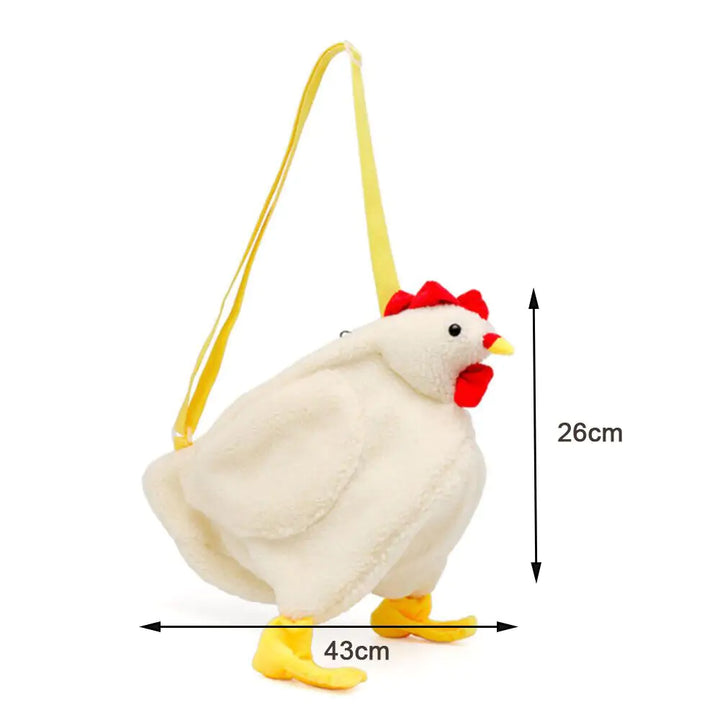 Hen Shape Plush Handbag - GlimmaStyle