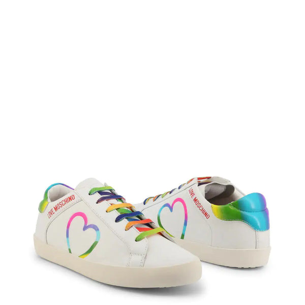 Rainbow Heart Sneakers - GlimmaStyle